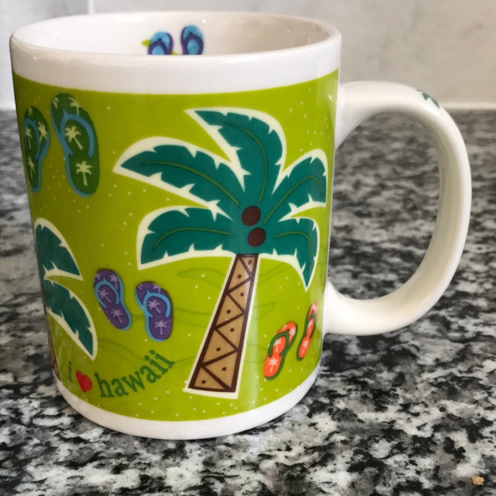 Hawaii Palm Tree Mug Ceramic Coffee Mug Tea Cup 11 oz
